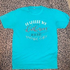 Turquoise Halo shirt. size medium in juniors